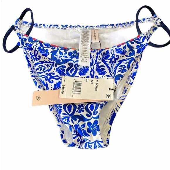 nanette lepore blue talavera bikini bottoms - Picture 6 of 8